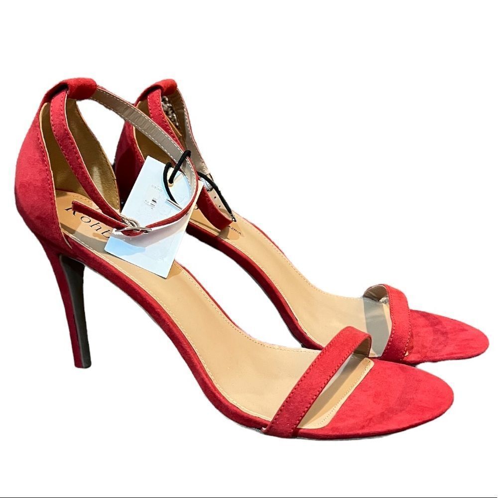 NEW! ROHB by JOYCE AZRIA Red Heels SZ 8.5